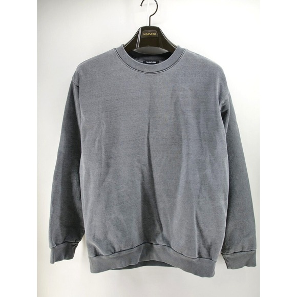 Talentless Crewneck Grey Thick Sweater Mens‎ Size Large Sweatshirt - Picture 1 of 8
